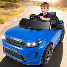 Licensed Land Rover Kids Ride on Car w/Remote Control, LED Lights, Music, Horn