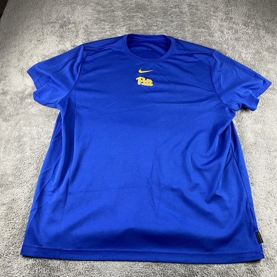 Nike Pittsburgh Panthers On-Field Shirt Mens XL Blue Short Sleeve Dri Fit