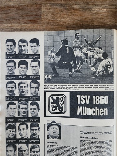 SEHR RAR !!! Sport MAGAZIN Sonderheft Fußball 1968/69 KOMPLETT - Bild 8 von 21