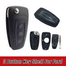For Ford Focus Transit Fiesta Kuga S-Max C-Max Monde Car Key Fob Shell Cover