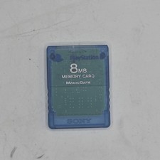 Official Sony PlayStation 2 PS2 Memory Card 8MB MagicGate SCPH-10020 OEM Tested