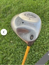 (2) Callaway Great Big Bertha War Bird 5, 7 Fairway Woods RH Reg Flex Graphite