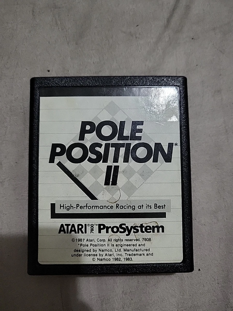 POLE POSITION II pour Atari 7800 NTSC (not Pal) - FR