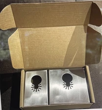 2 Pc Square and Rectangle Slot Cutter, Oscillating Multi-Tool, Cut-in Wall Boxes