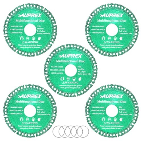 5 Pack 4 Inch Indestructible Disc for Grinder, 7/8