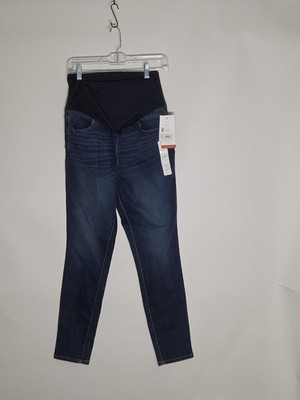 Women's Isabel Maternity Size 8 Super Stretch Skinny Leg Over the Belly Jeans