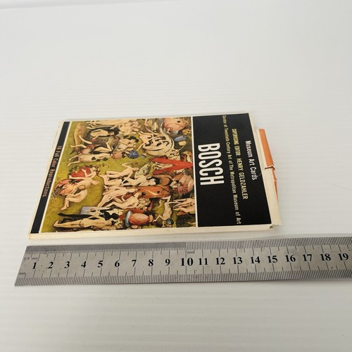 Museum Art Cards Bosch 16 Colour Cards Vintage 1973 - Picture 5 of 13
