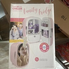 Personal Chiller Cosmetics Cooler Vanity 7L Mini Fridge Skincare Makeup PINK