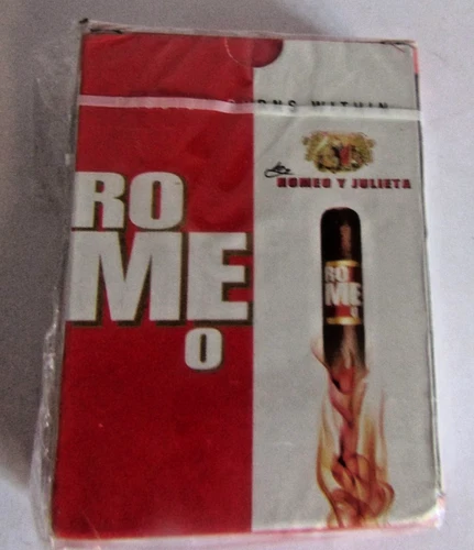 Rare VTG Romeo Y Julieta Playing Cards Advertising Promotional Sealed