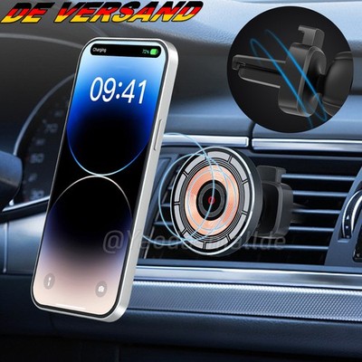 Handyhalterung Auto Stark magnetisch und lade Funktion Universal Kfz & stark