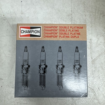 #ad 4 Champion Spark Plugs Double Platinum Power #7570 NEW $13.49