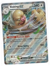 Carta Pokemon Holo Slaking ex 147/191 Scintille Urgenti Doppia Rara NM