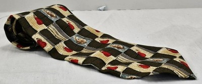 Paul Fredrick Mens Silk Necktie Red Pear Fruit Tie Buy 2 Get 1 Free on All Ties