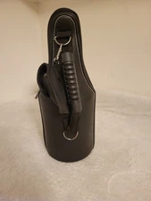 Caddy O Black Leather Tote Wine Bottle Carrier/Cooler Chiller  