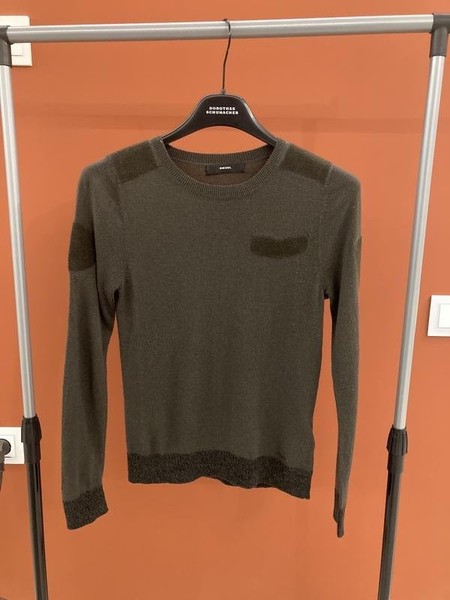 Women Diesel Sweater Khaki Viscose 32