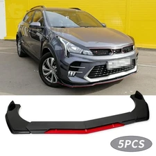 For Kia Sportage 00-22 Carbon Fiber Front Bumper Lip Spoiler Splitter Body Kit