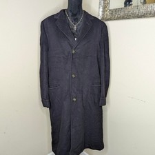 Black Cashmere Men Trench Coat 100 imported cashmere