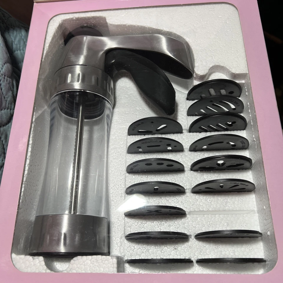 Juego completo de 16 discos prensa de galletas Wilton Cookie Pro Ultra II Foto 3 de 4