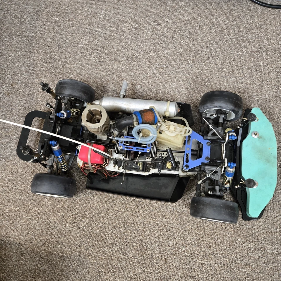 Kyosho GP Landmax 1/8 Nitro Rc Car Mitsubishi Lancer Evolution IV Ralley 4WD - Image 3 of 4