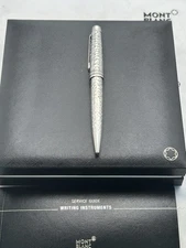 Montblanc Solitaire Sterling Silver Martele Midsize Ballpoint  Pen-VG Cond.