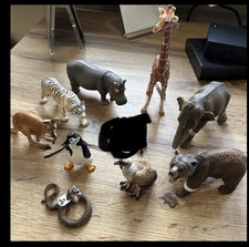 Schleich 9 Tiere Dschungel