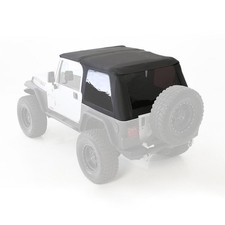 Smittybilt 9973235 Bowless Combo Top With Tinted Windows - Black Diamond