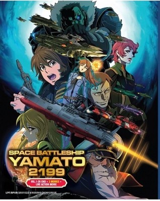 Space Battleship Yamato 2199 Vol.1-26 End + 3 Movies + Live Action Anime DVD  US