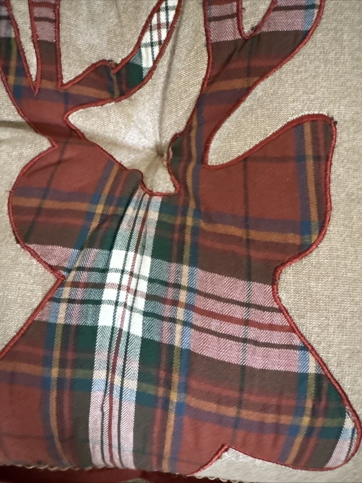 Pier One Imports Navidad Vacaciones Cuadros Reno Silla Cojines Almohada 16” Foto 3 de 4