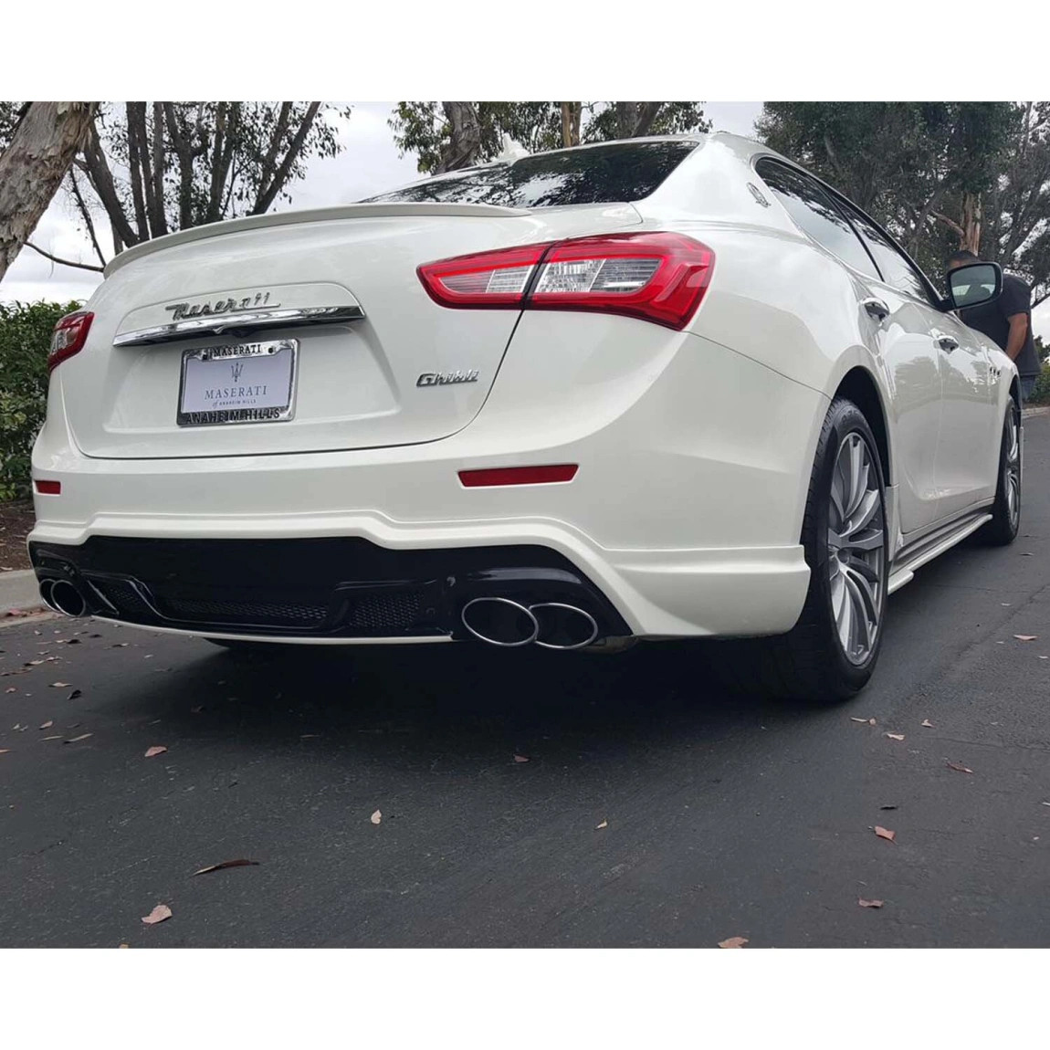 KBD 1 Piece Polyurethane Rear Lip for Ghibli Maserati 14-18 kbdpart_37-6101