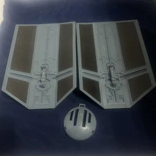 Vintage Star Wars Darth Vaders Tie Fighter wing parts lot action figure