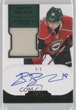 2011-12 Panini Dominion Auto Rookie Emerald 5/5 Brett Bulmer #150 Patch l3b