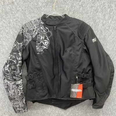 NEW Speed and Strength Wicked Garden Mesh Motorcycle Jacket Women XL Black Armor