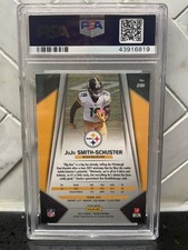2017 Panini Prizm JuJu Smith Schuster Green Prizm Rookie Card #281 PSA 10. rookie card picture