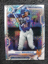 2021 Bowman Chrome #BCP-210 Ronny Mauricio Prospects Mojo Refractor