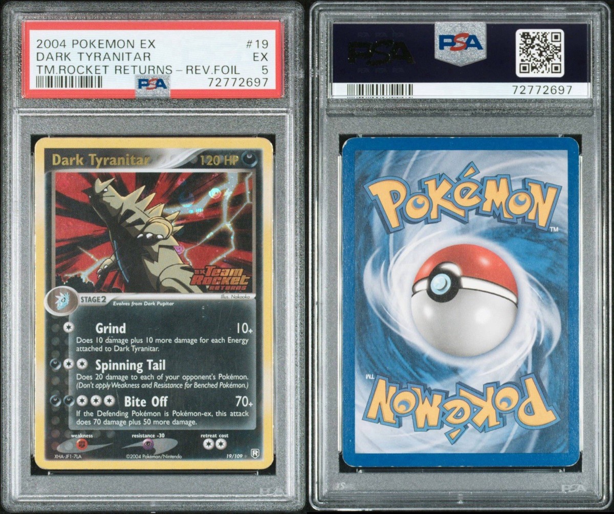 Dark Tyranitar 19/109 Team Rocket Returns Reverse Holo for