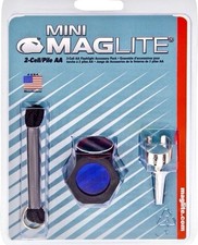 Mag-Lite Accessory Kit w/ AA Mag-Lites Lens Cap Colored Lenses Clip Lanyard Loop