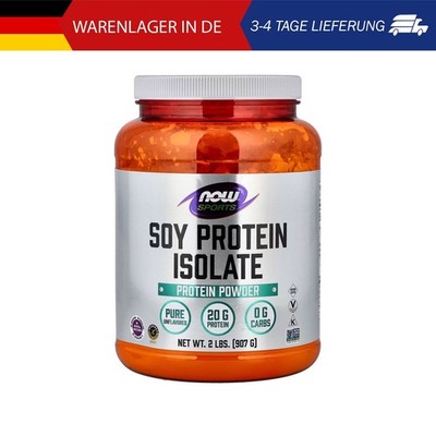 NOW Foods, Sports, Sojaprotein-Isolat, Geschmacksneutral, 907 g