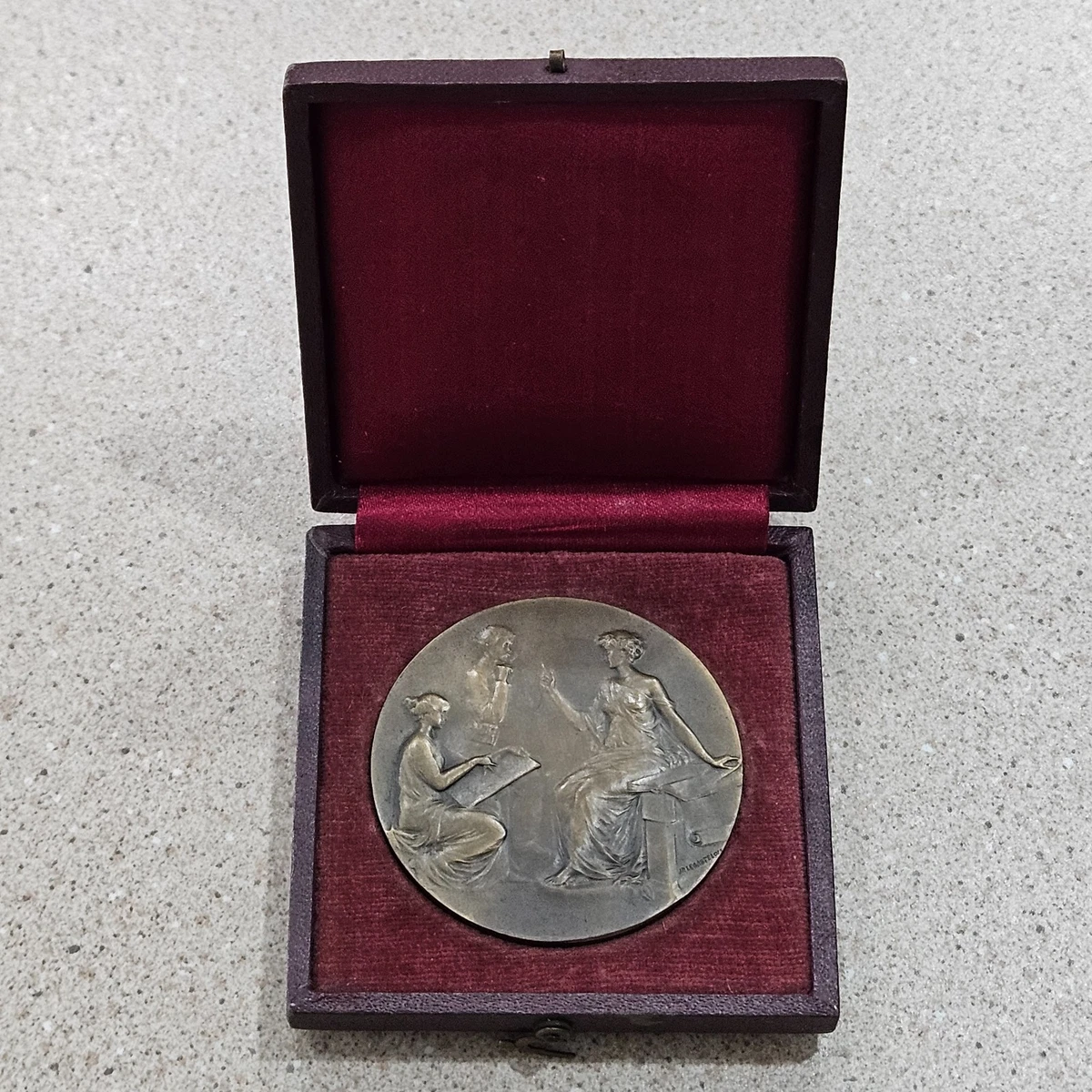 MED13170 - Art Nouveau Medal GALLIA SOCIETE D'AGRICULTURE TOULON By BOTTEE