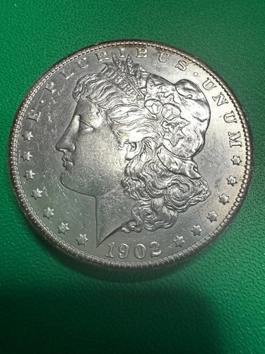 1902-S Morgan Silver Dollar, RARE This Nice, White Lustrous Gem BU Key Date m43