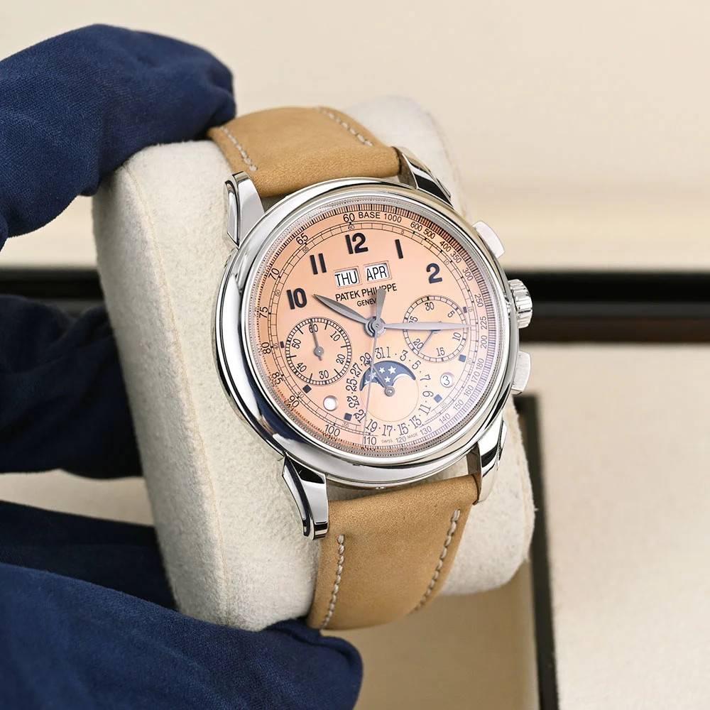 Patek Philippe Grand Complications Watch 41MM Salmon Arabic Numerals Dial Pla... image 5