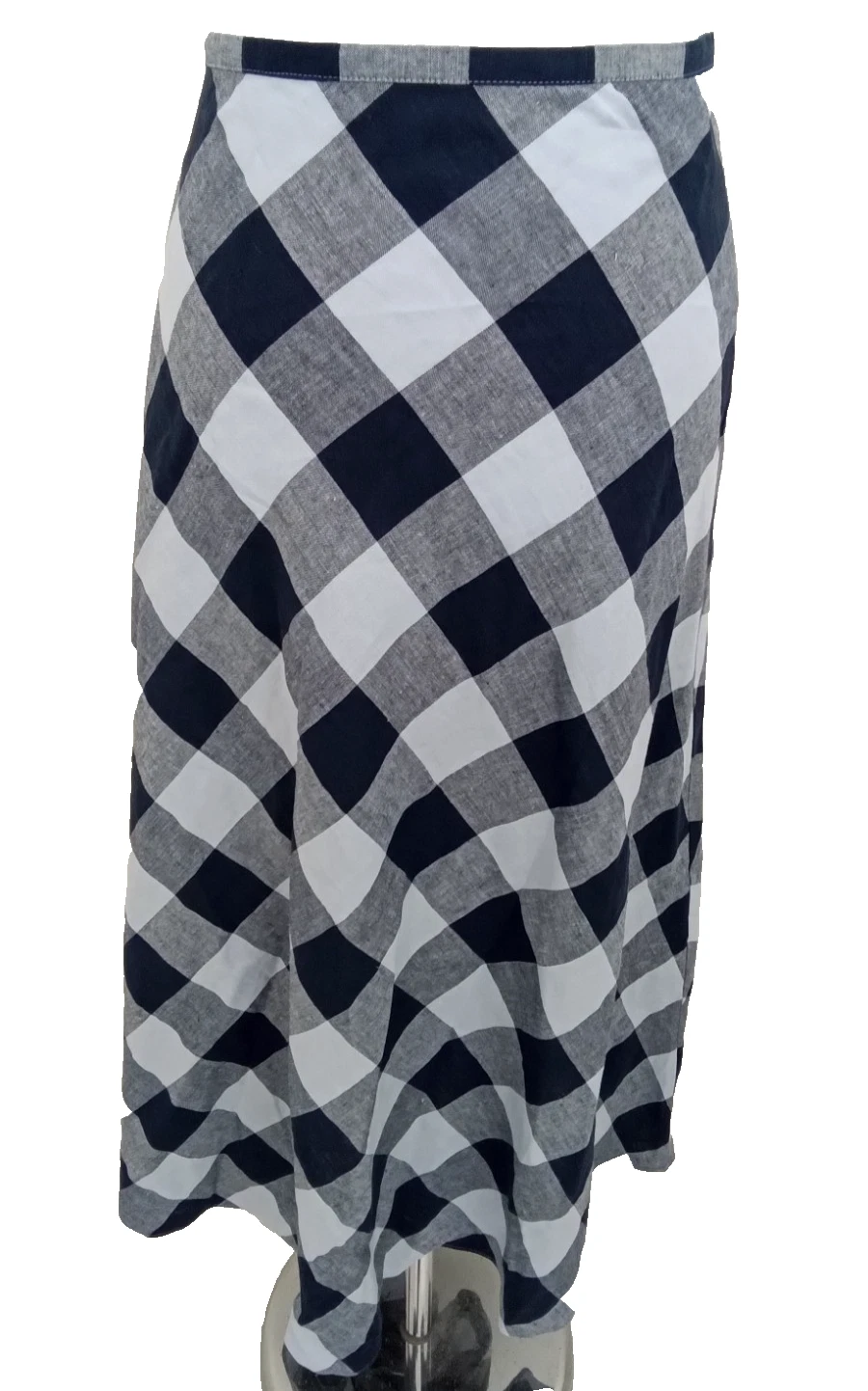 M&S Women's Skirt Size 20 Petite Navy Mix Checked Circle Midi Used
Opens in a new window or tab