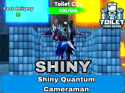 #ad SHINY QUANTUM CAMERAMAN TOILET TOWER DEFENSE TTD UNIT CHEAPEST $9.08