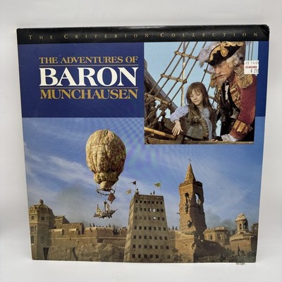 THE ADVENTURES OF BARON MUNCHAUSEN RARE Criterion #144 LASERDISC CAV Gilliam 21