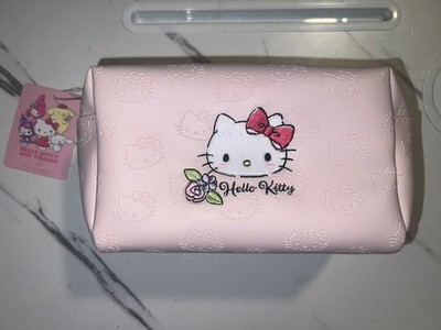 Sanrio Hello Kitty And Friends X Primark: Pink Embossed Travel Makeup Bag NEW