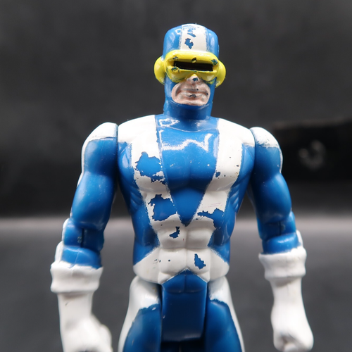 Toybiz Marvel Cyclops Actionfigur 5" Vintage 1991 X-Men Toy Biz unvollständig - Bild 2 von 7