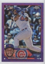 2023 Chrome Logofractor Edition Purple Refractor Nelson Velazquez Velázquez 0nr3