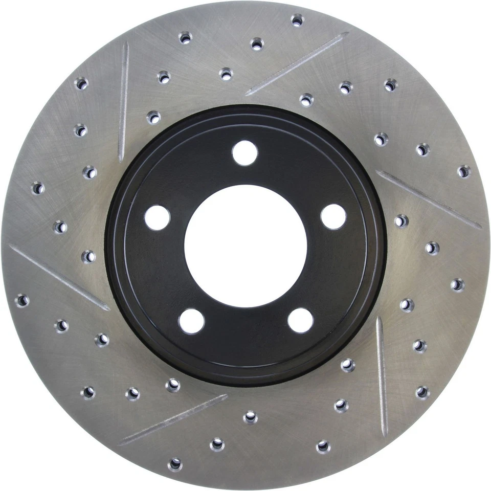 Rotor de freno de disco StopTech 127.61049R Sport perforado en cruz y ranurado Foto 3 de 4