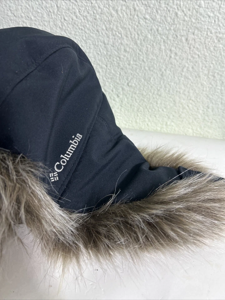 SOMBRERO COLOMBIA AVENTURA SENDERISMO TRAPPER Piel Sintética NEGRO Unisex PEQUEÑO Omni-Calor Foto 2 de 4