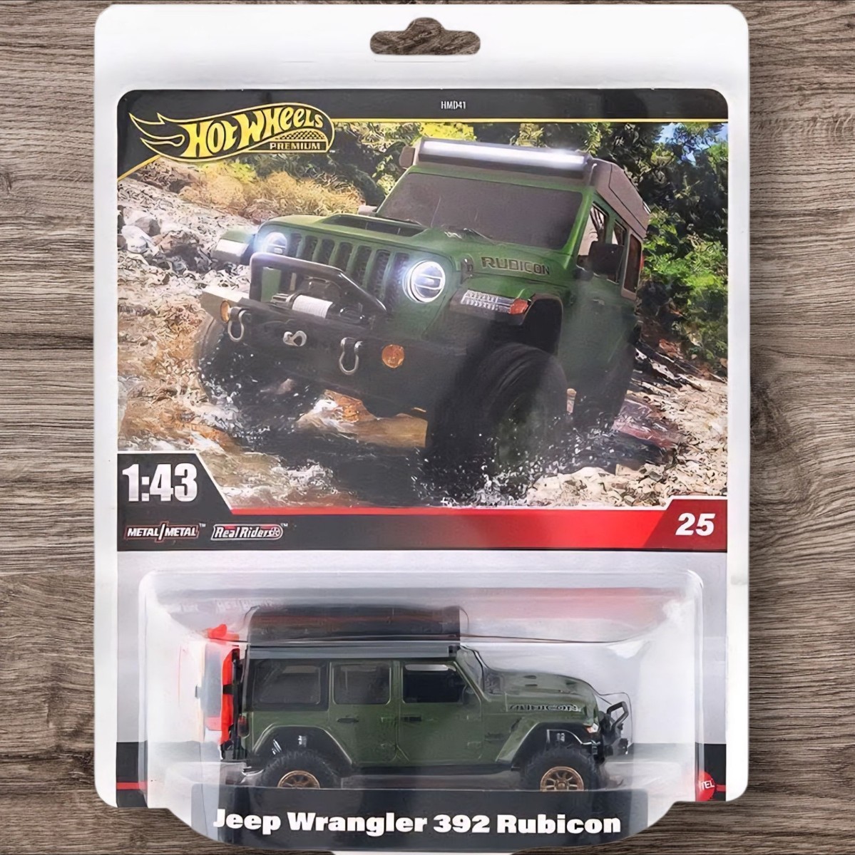 2025 HOT WHEELS PREMIUM SCALE 1:43 JEEP WRANGLER 392 RUBICON