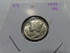 B1 USA 1944-W Silver Mercury Dime AU